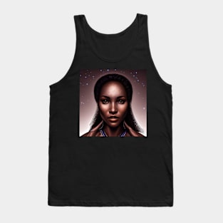 Beautiful modern black girl Tank Top